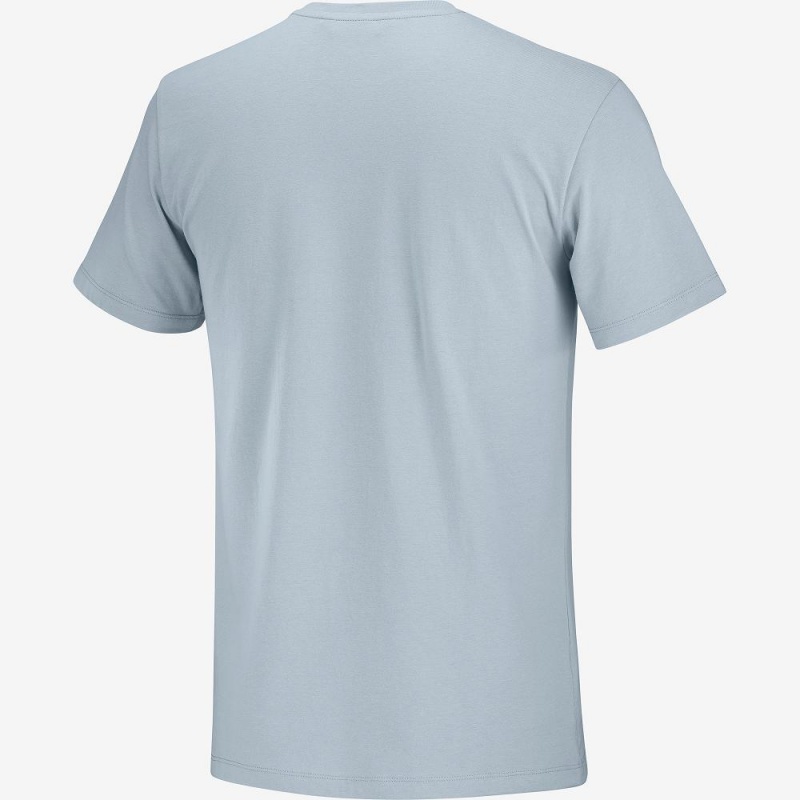 Salomon Salomon Baumwoll Tee M T-shirts Blau | 65780-EVRS