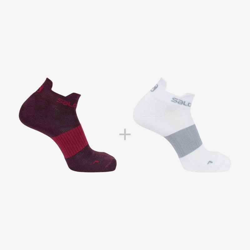 Salomon Sense 2-Pack Socken Lila | 43198-QLCG