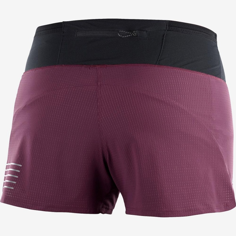 Salomon Sense Kurze Hose Lila | 45639-KQRJ