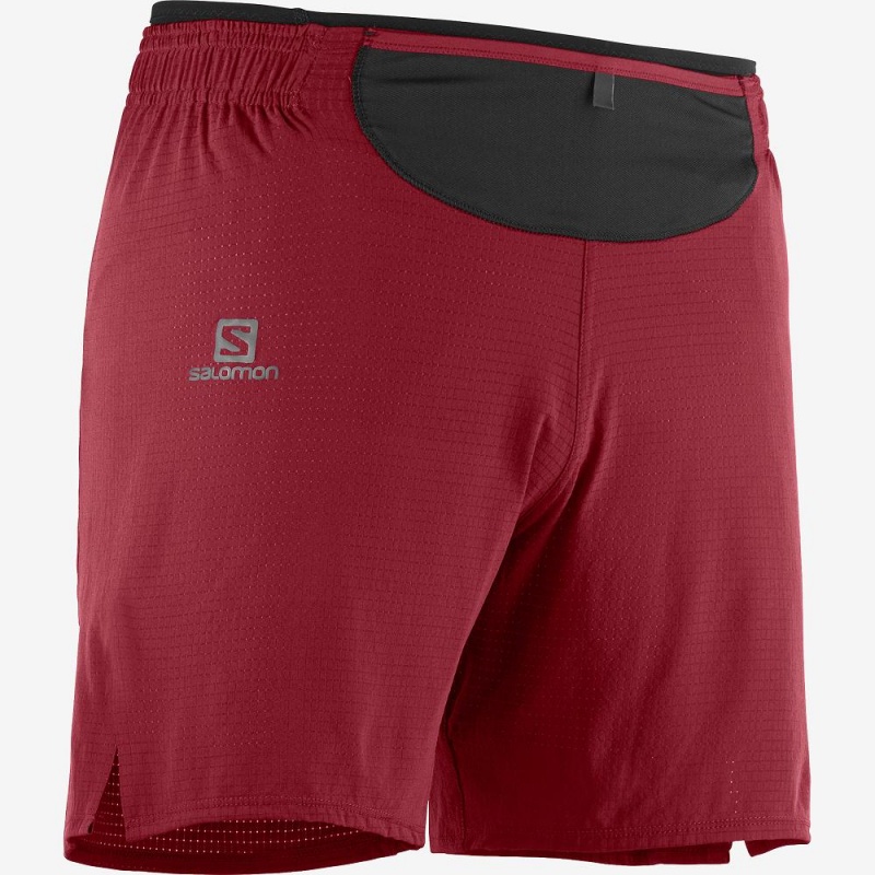 Salomon Sense Kurzes M Kurze Hose Rot | 71342-IOFC