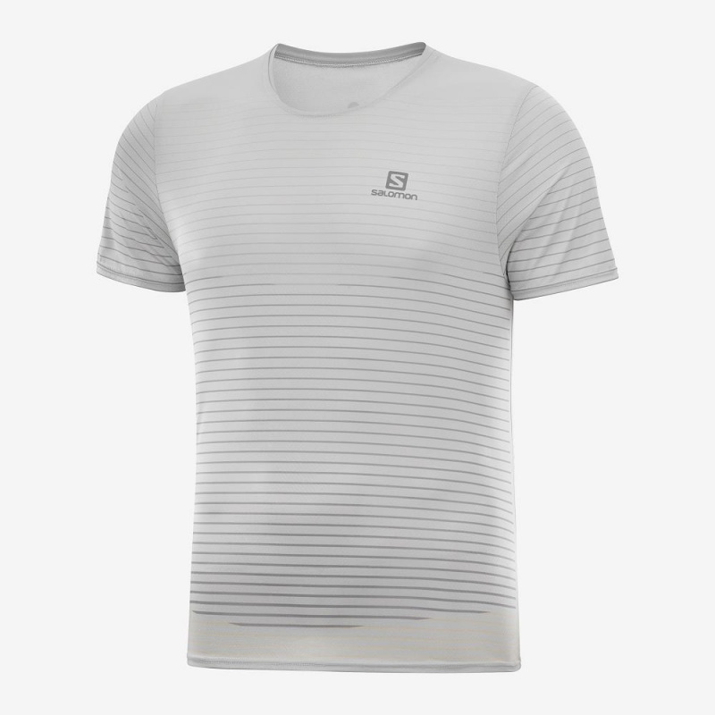 Salomon Sense Tee M Oberteile Weiß | 01372-QJKY