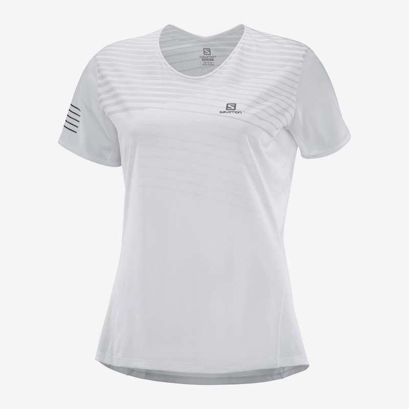 Salomon Sense T-shirts Weiß | 68412-KCMO