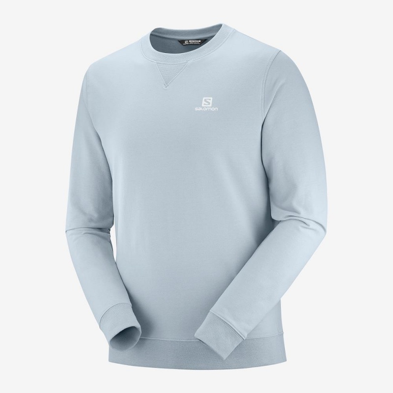 Salomon Shift Crewneck M Pullover Blau | 57210-OZWL