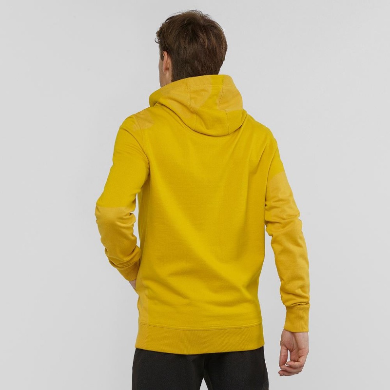 Salomon Shift Hoodie M Hoodie Gelb | 72083-LFPO