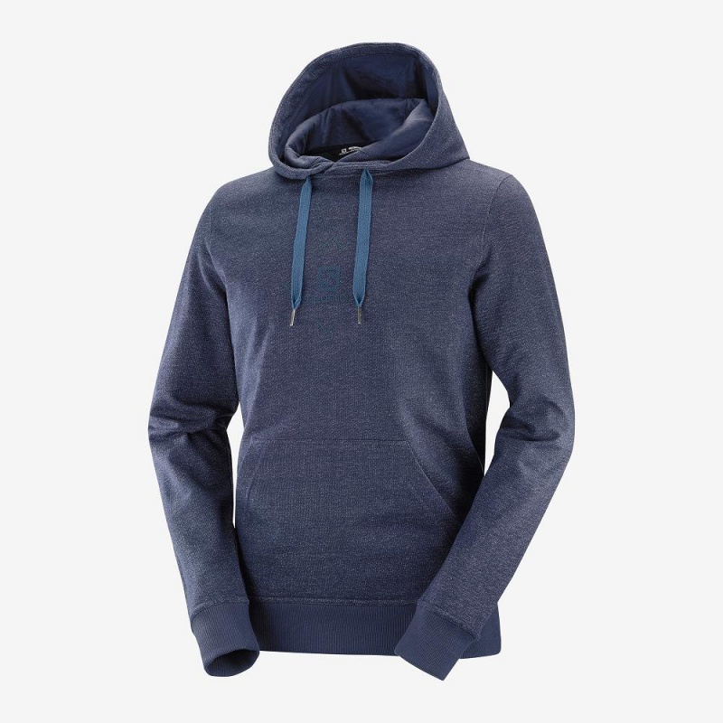 Salomon Shift Hoodie M Hoodie Navy | 48619-BSQY