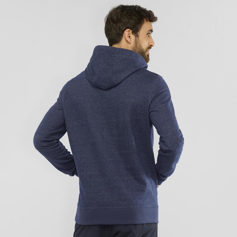 Salomon Shift Hoodie M Hoodie Navy | 48619-BSQY