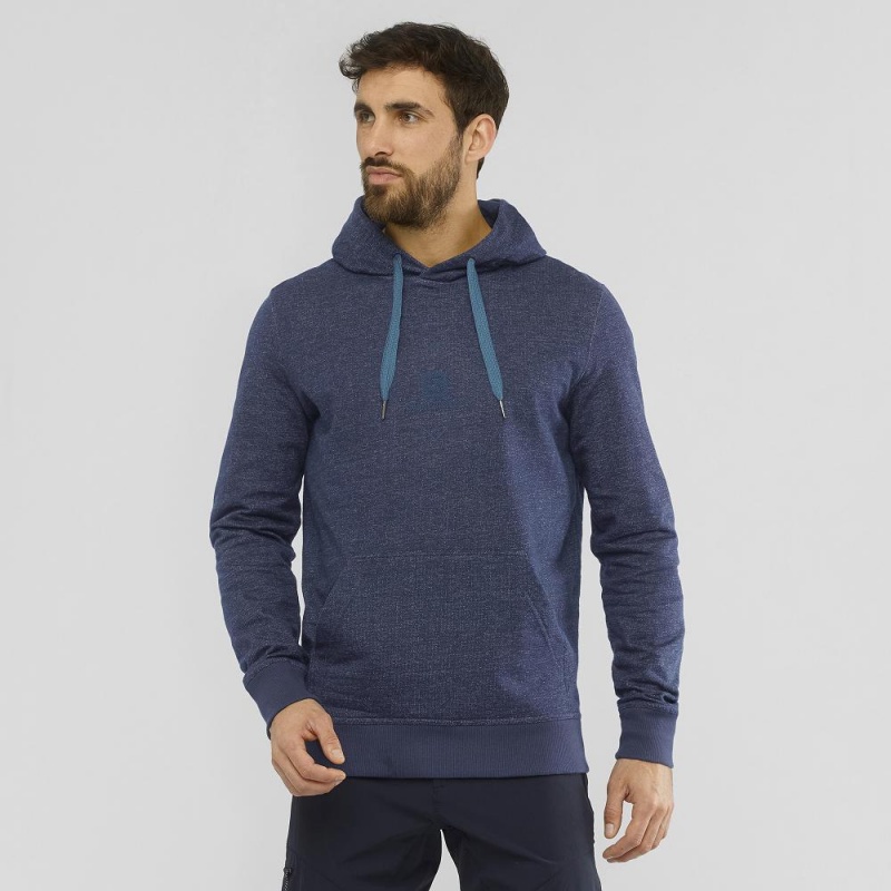 Salomon Shift Hoodie M Hoodie Navy | 48619-BSQY