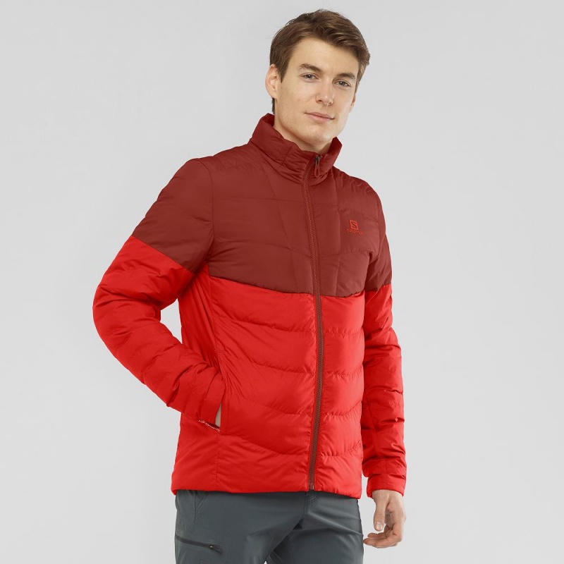 Salomon Sight Storm Jacket M Jacke Rot | 86710-MCDJ