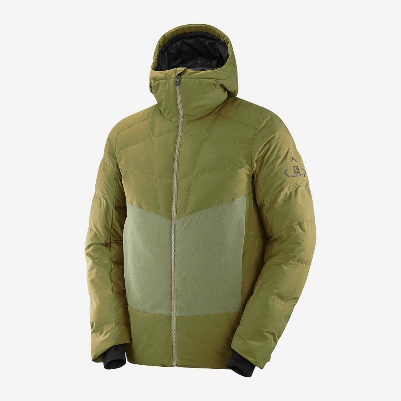 Salomon Snowshelter Jacket M Skijacken Grün | 38672-JQFD