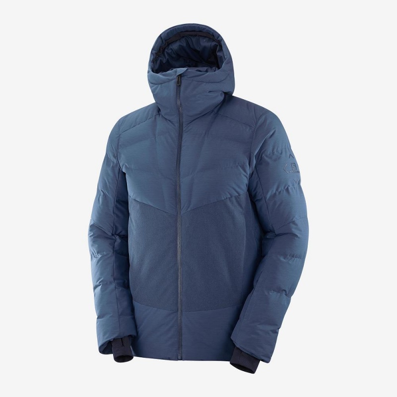 Salomon Snowshelter Jacket M Skijacken Navy | 38971-NEWS