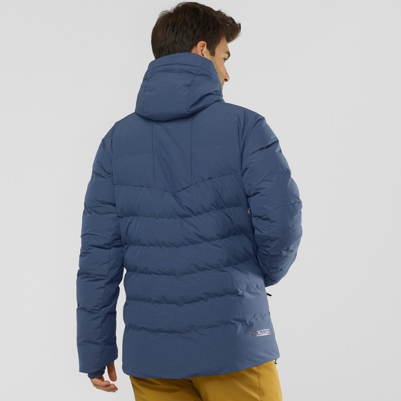 Salomon Snowshelter Jacket M Skijacken Navy | 38971-NEWS