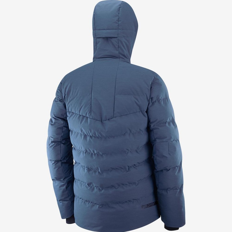 Salomon Snowshelter Jacket M Skijacken Navy | 38971-NEWS