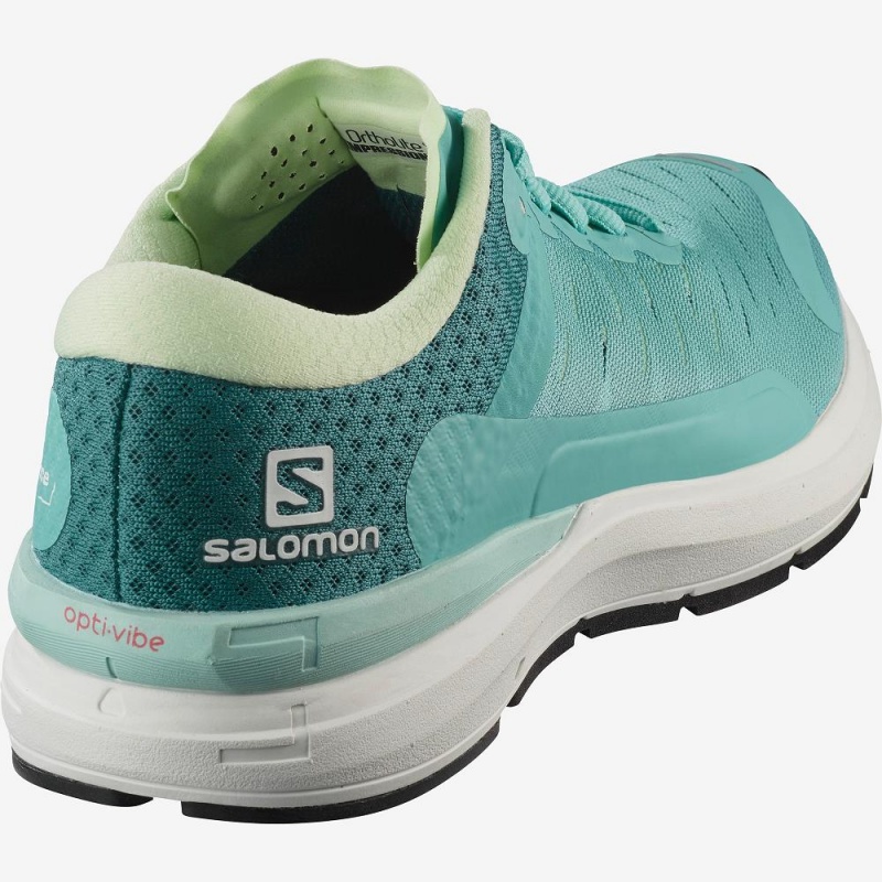 Salomon Sonic 3 Confidence W Trailrunning Schuhe Grün | 27453-YNOG