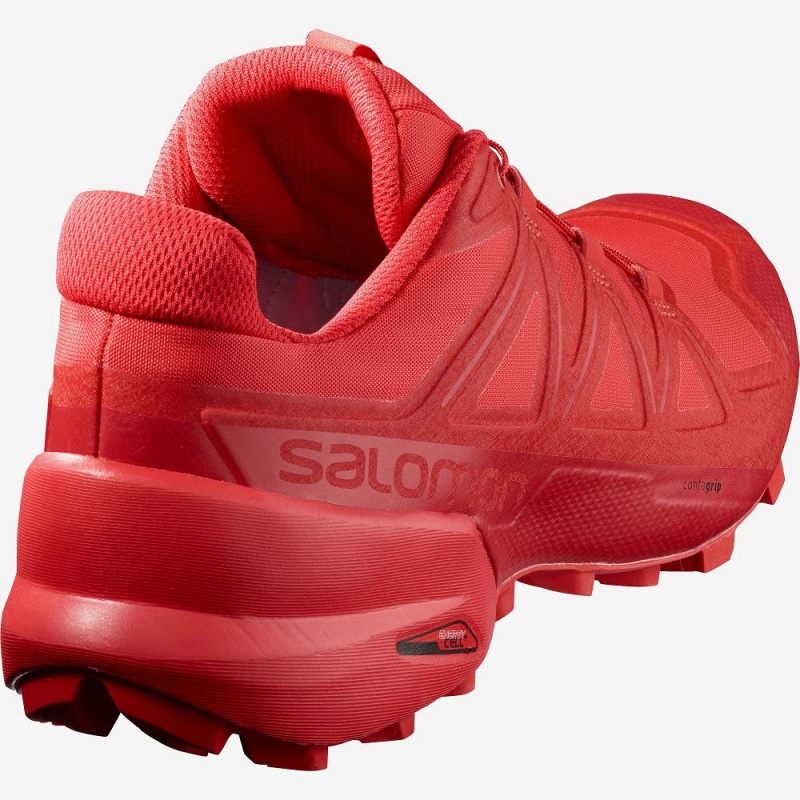 Salomon Speedcross 5 Trailrunning Schuhe Rot | 65723-KQDP