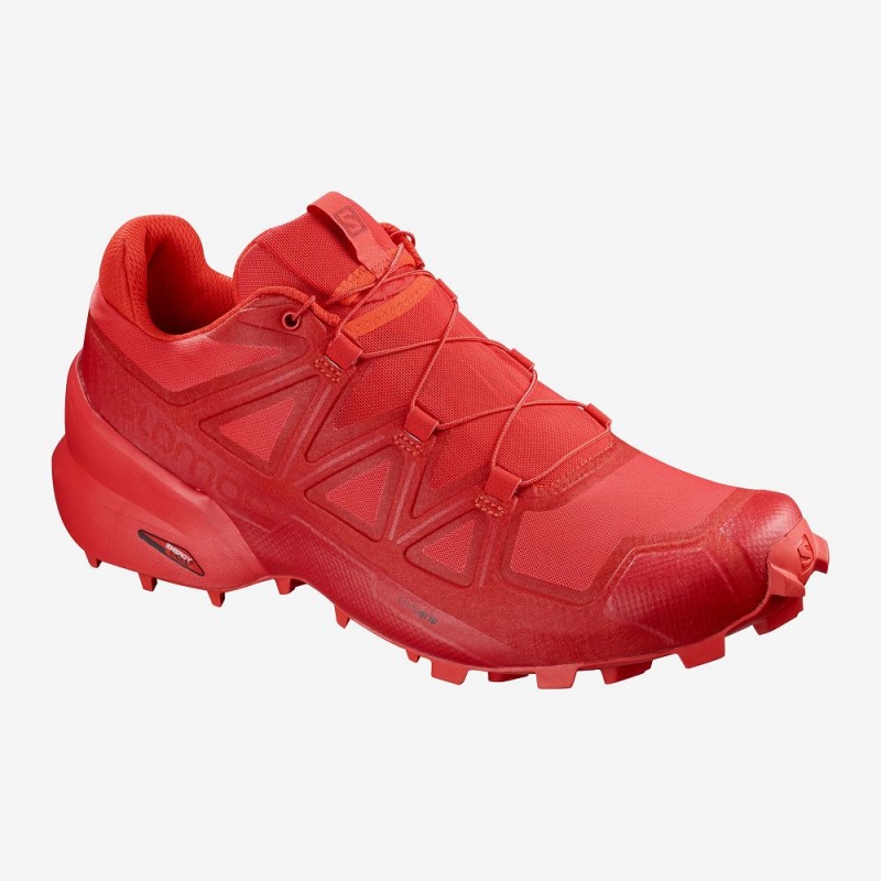 Salomon Speedcross 5 Trailrunning Schuhe Rot | 65723-KQDP