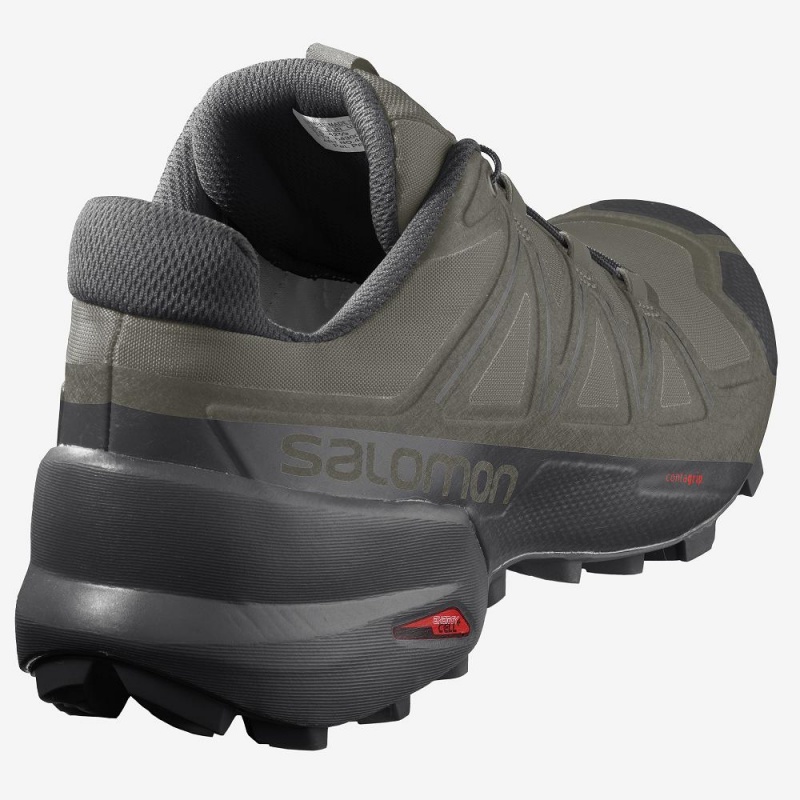 Salomon Speedcross 5 Trailrunning Schuhe Grün | 50318-LCDX