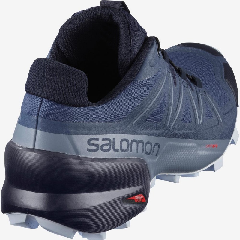 Salomon Speedcross 5 Trailrunning Schuhe Blau | 47685-DLTB