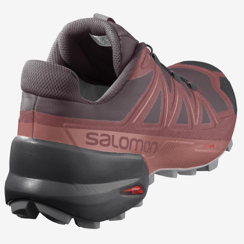 Salomon Speedcross 5 Trailrunning Schuhe Rot | 38670-XPYA