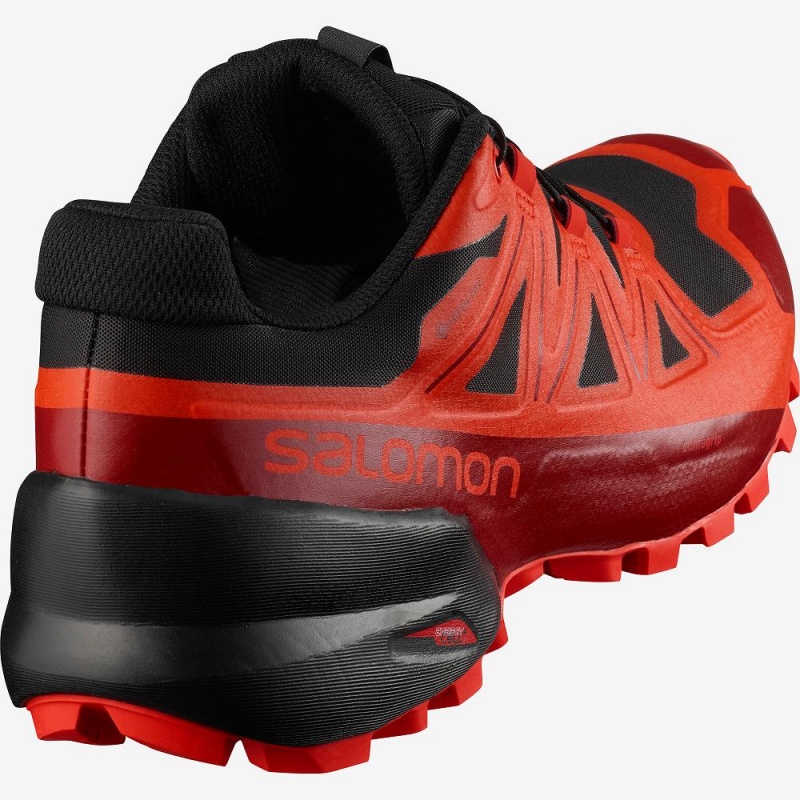 Salomon Spikecross 5 Gore-Tex Trailrunning Schuhe Schwarz | 05237-TRCV