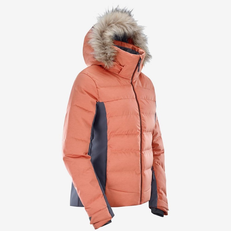 Salomon Stormcozy Skijacken Orange | 67510-HPZM