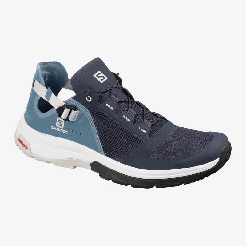 Salomon Tech Amphib 4 Pantoletten Navy | 13827-FVAU