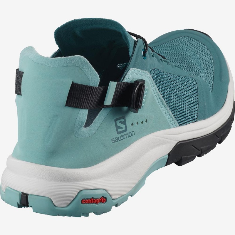 Salomon Tech Amphib 4 W Pantoletten Blau | 43817-QKXU