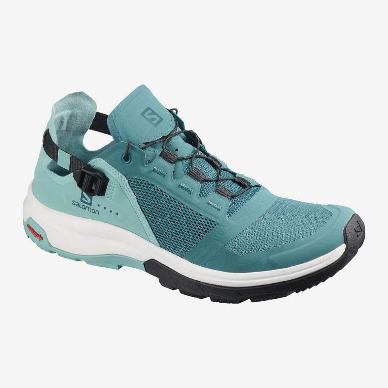 Salomon Tech Amphib 4 W Pantoletten Blau | 43817-QKXU