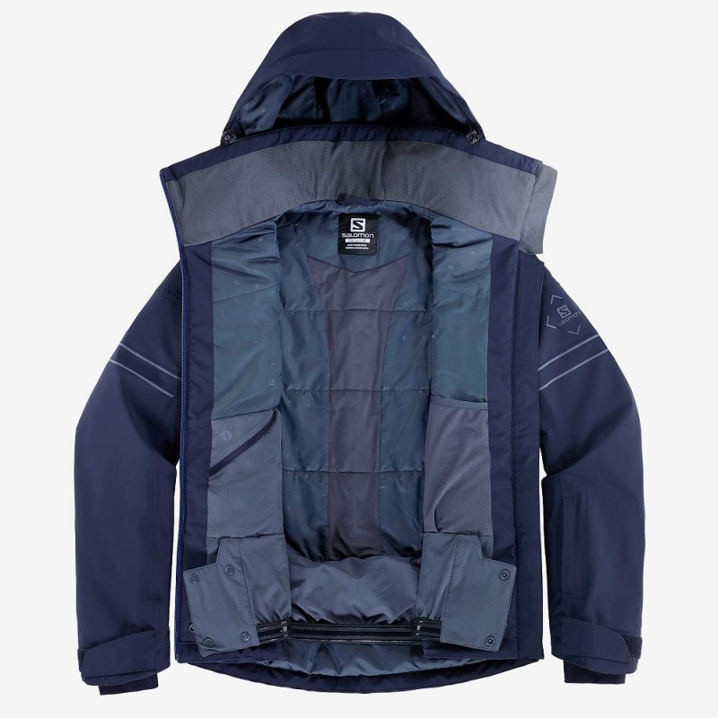 Salomon The Brilliant Jacket W Skijacken Navy | 82564-WYRH