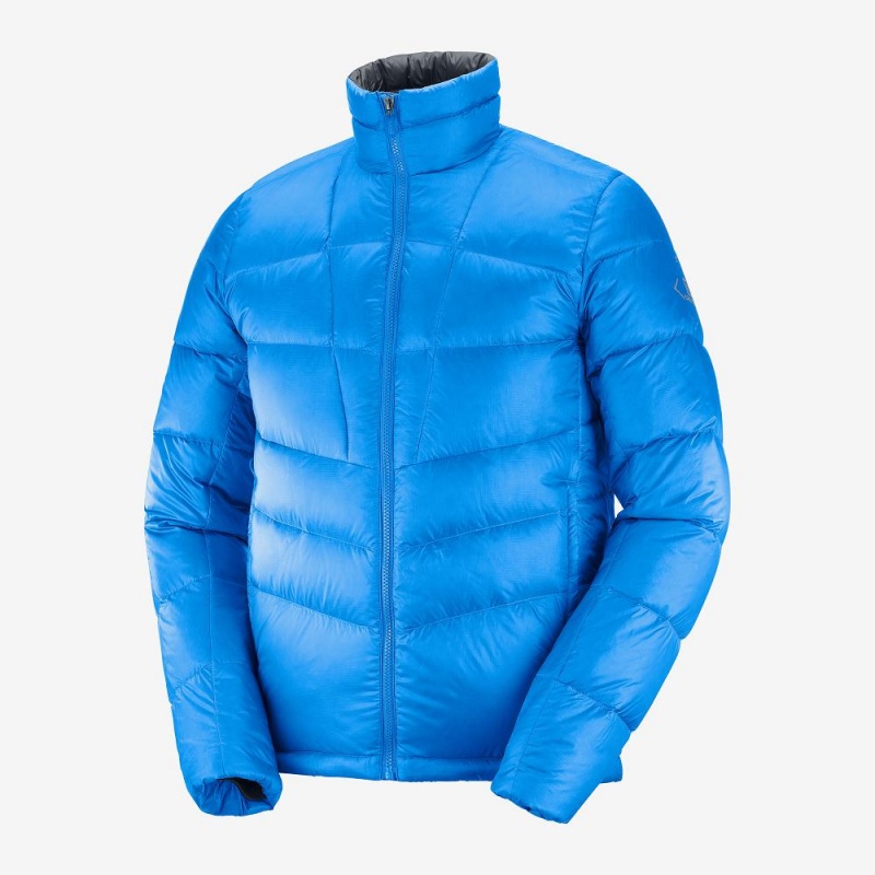 Salomon Transition Down Jacket M Jacke Blau | 34175-KIZO