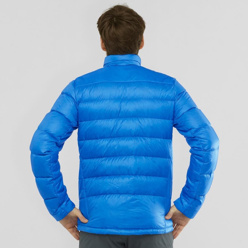 Salomon Transition Down Jacket M Jacke Blau | 34175-KIZO