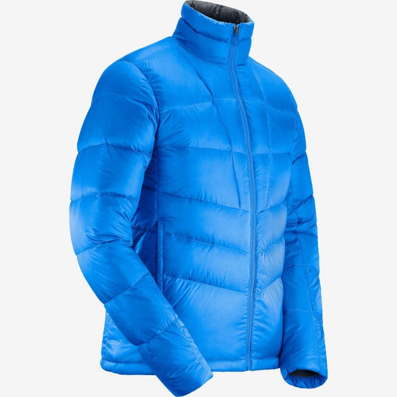 Salomon Transition Down Jacket M Jacke Blau | 34175-KIZO