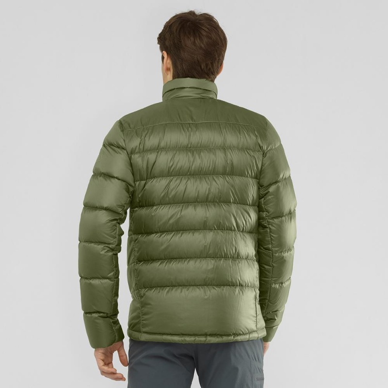 Salomon Transition Down Jacket M Jacke Grün | 19265-DKFC