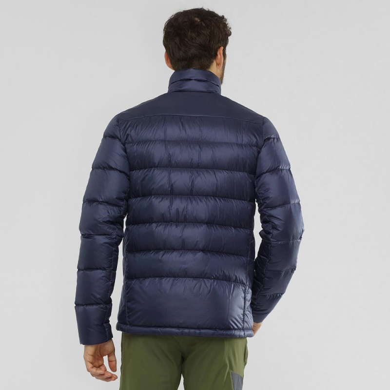 Salomon Transition Down Jacket M Jacke Navy | 90785-QMIY