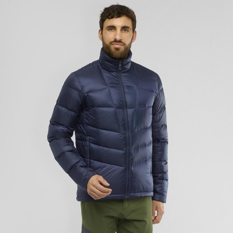 Salomon Transition Down Jacket M Jacke Navy | 90785-QMIY