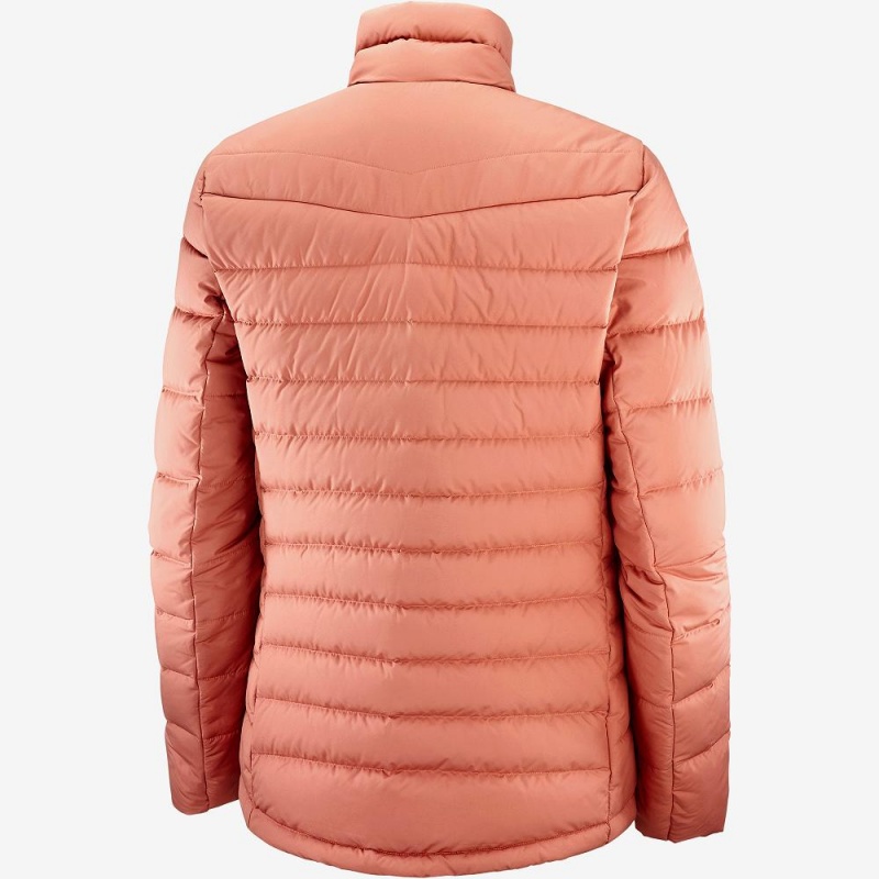 Salomon Transition Down Jacket W Jacke Orange | 84527-PKOZ