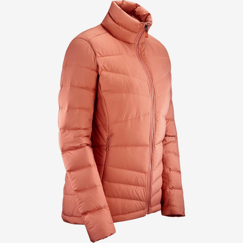 Salomon Transition Down Jacket W Jacke Orange | 84527-PKOZ