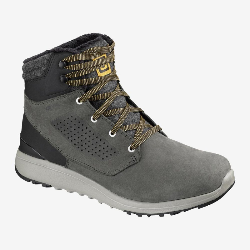 Salomon Utility Winter Climasalomon Wasserdichte Winterstiefel Gray | 59384-ZDOQ