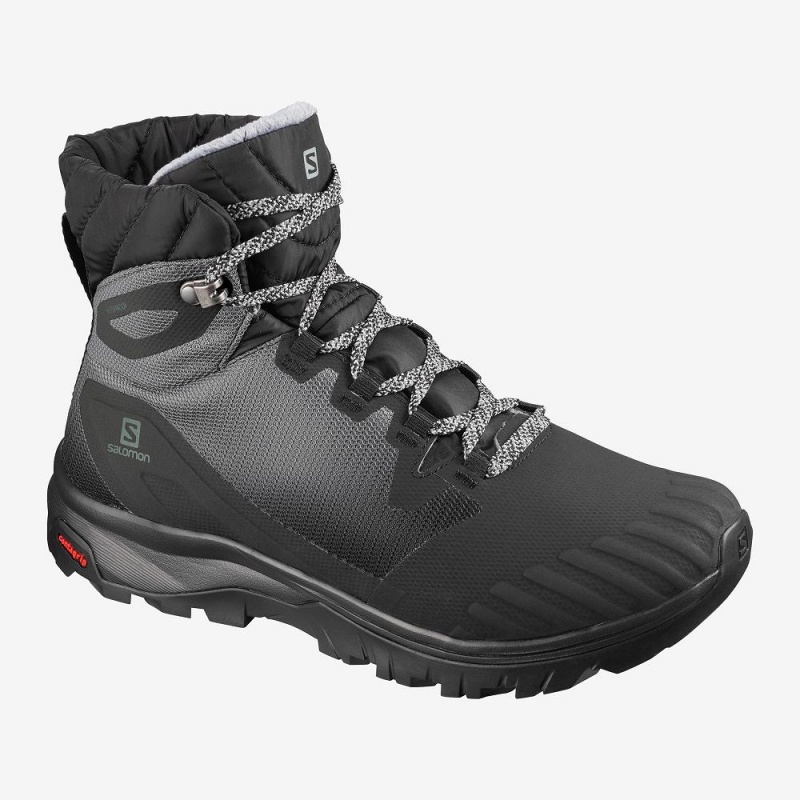 Salomon Vaya Blaze Thinsulate Climasalomon Wasserdichte Winterstiefel Schwarz | 15408-UYXH