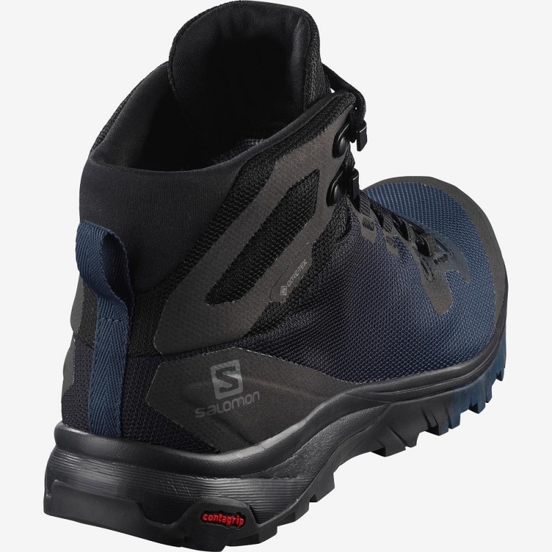 Salomon Vaya Mid Gore-Tex Wanderstiefel Schwarz | 04369-DJWX