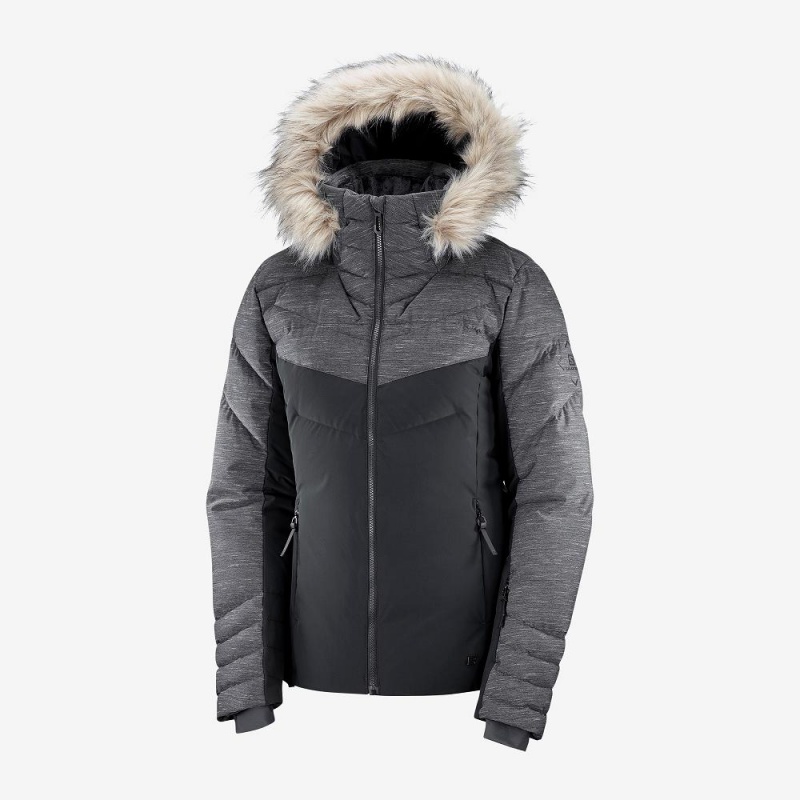 Salomon Warm Ambition Jacket W Skijacken Schwarz | 69043-TWQD