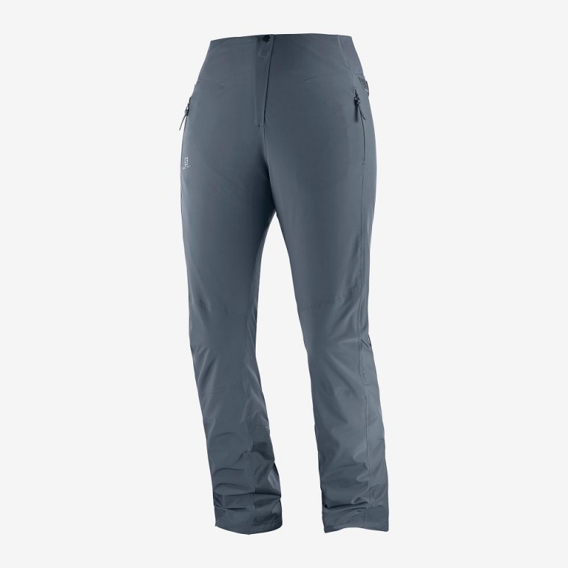 Salomon Warm Ambition W Hose Gray | 40631-OYKQ