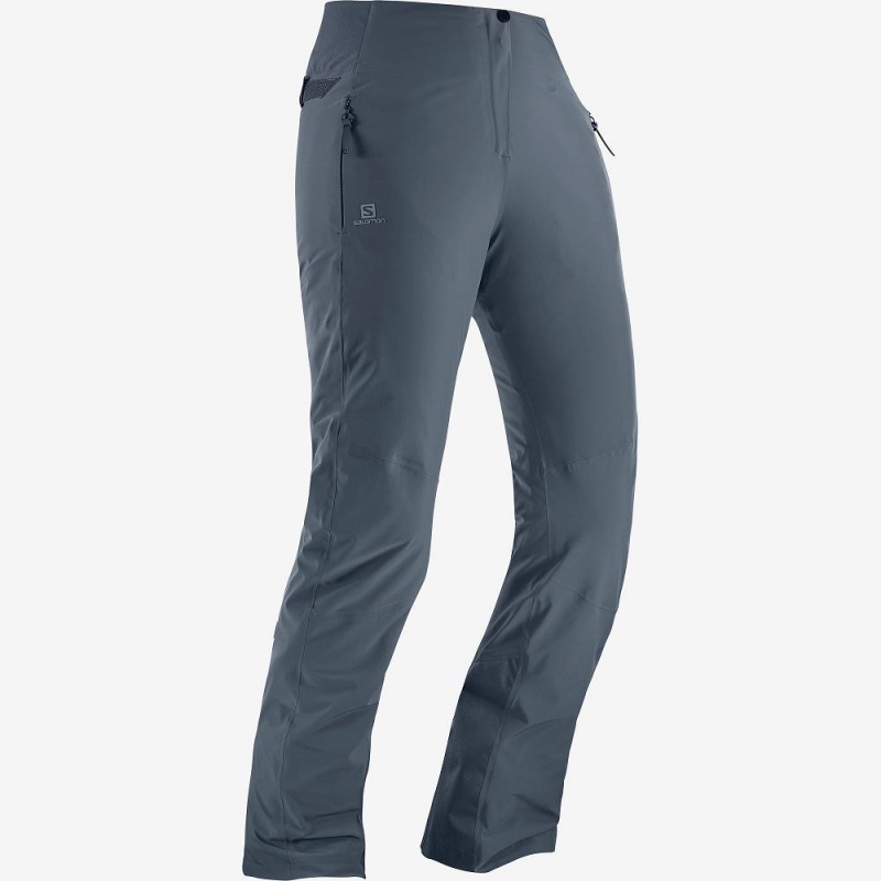 Salomon Warm Ambition W Hose Gray | 40631-OYKQ