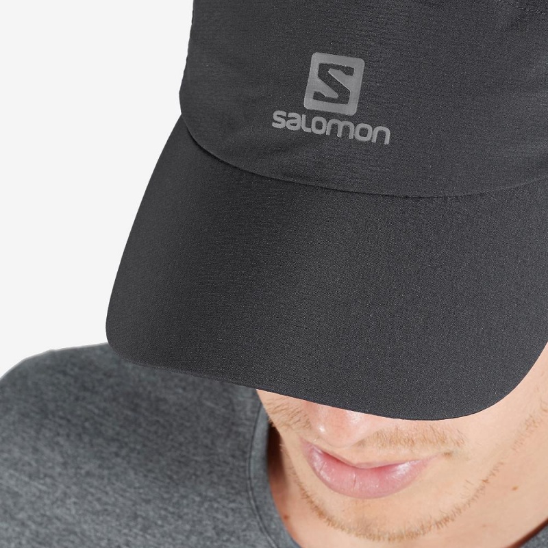 Salomon Wasserdichte Cap Kappen Schwarz | 65937-DBZF