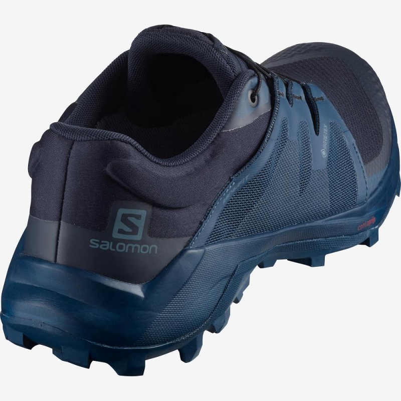 Salomon Wildcross Gtx Trailrunning Schuhe Navy | 76102-YMZE