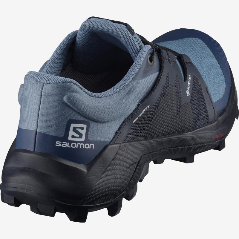 Salomon Wildcross Gtx Trailrunning Schuhe Blau | 07945-MCXJ