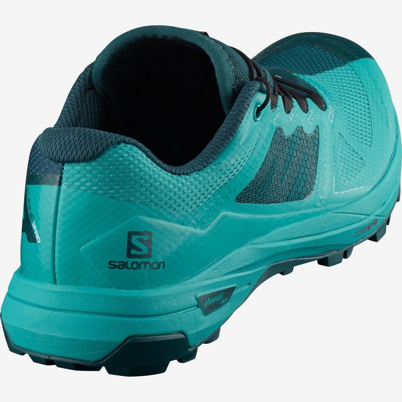 Salomon X Alpine W Pro Trailrunning Schuhe Blau | 89612-WSCK