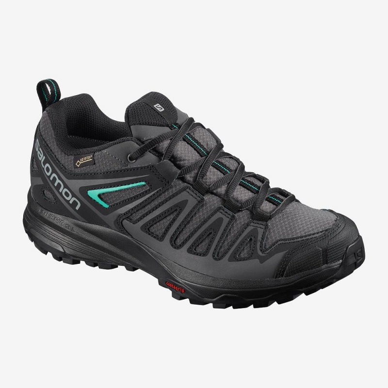 Salomon X Crest Gore-Tex Trekking Schwarz | 14302-QCMU