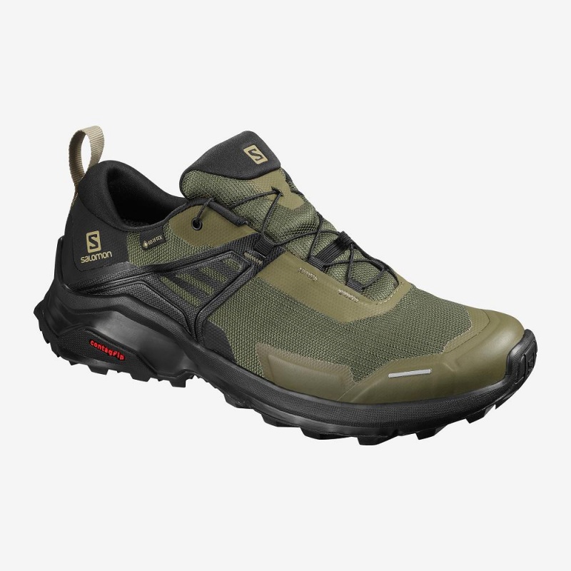 Salomon X Raise Gore-Tex Trekking Grün | 89130-YSIH