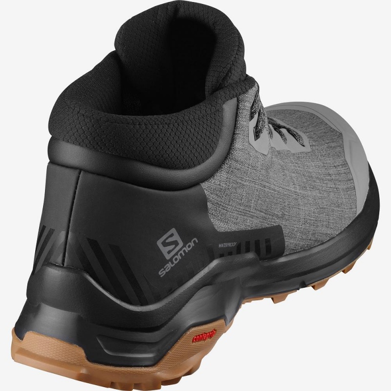 Salomon X Reveal Chukka Climasalomon Wasserdichte Winterstiefel Gray | 70431-GVKS