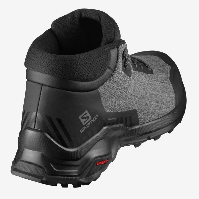 Salomon X Reveal Chukka Climasalomon Wasserdichte Winterstiefel Schwarz | 26495-FNPR